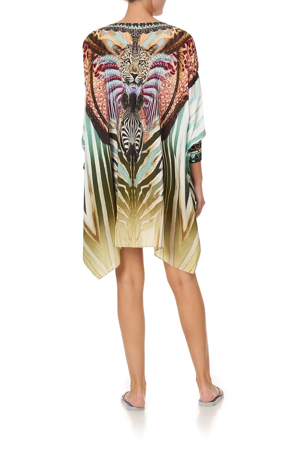 SHORT KAFTAN WITH CUFF UP ON CLOUD NINE