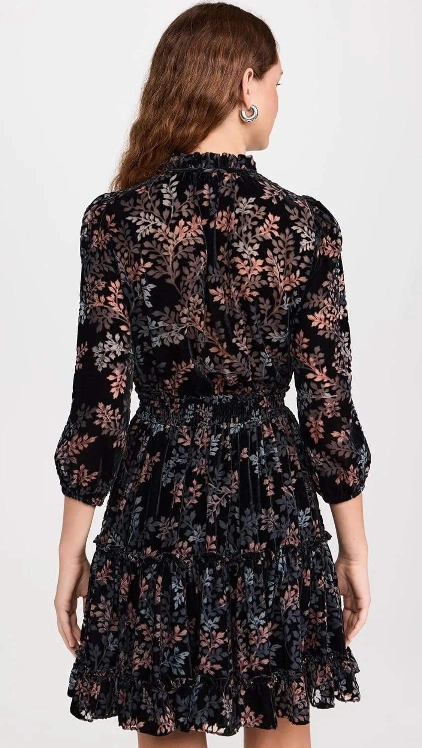 Shoshanna Women's Velvet Burnout Arlene Dress