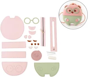 Shoulder Bag Making Set Handcraft Bag Making Materials Lovely Bear Crossbody Bag Making Set for Girls