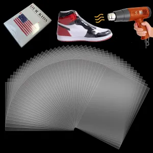 Shrink Wrap Bags,100 Pcs 12x18 Inches Clear PVC Heat Seal Bags for Soap Sleeve Packaging, Bath Bomb,Shoes,Jars,Gift,Tumbler,Heat Sublimation Film for Homemade DIY Projects