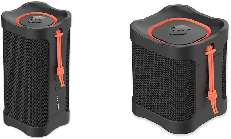 Skullcandy Terrain & Terrain Mini IPX7 Waterproof Portable Bluetooth Speakers Bundle - 14 Hour Battery Life, Dual Radiators, Nylon Wrap