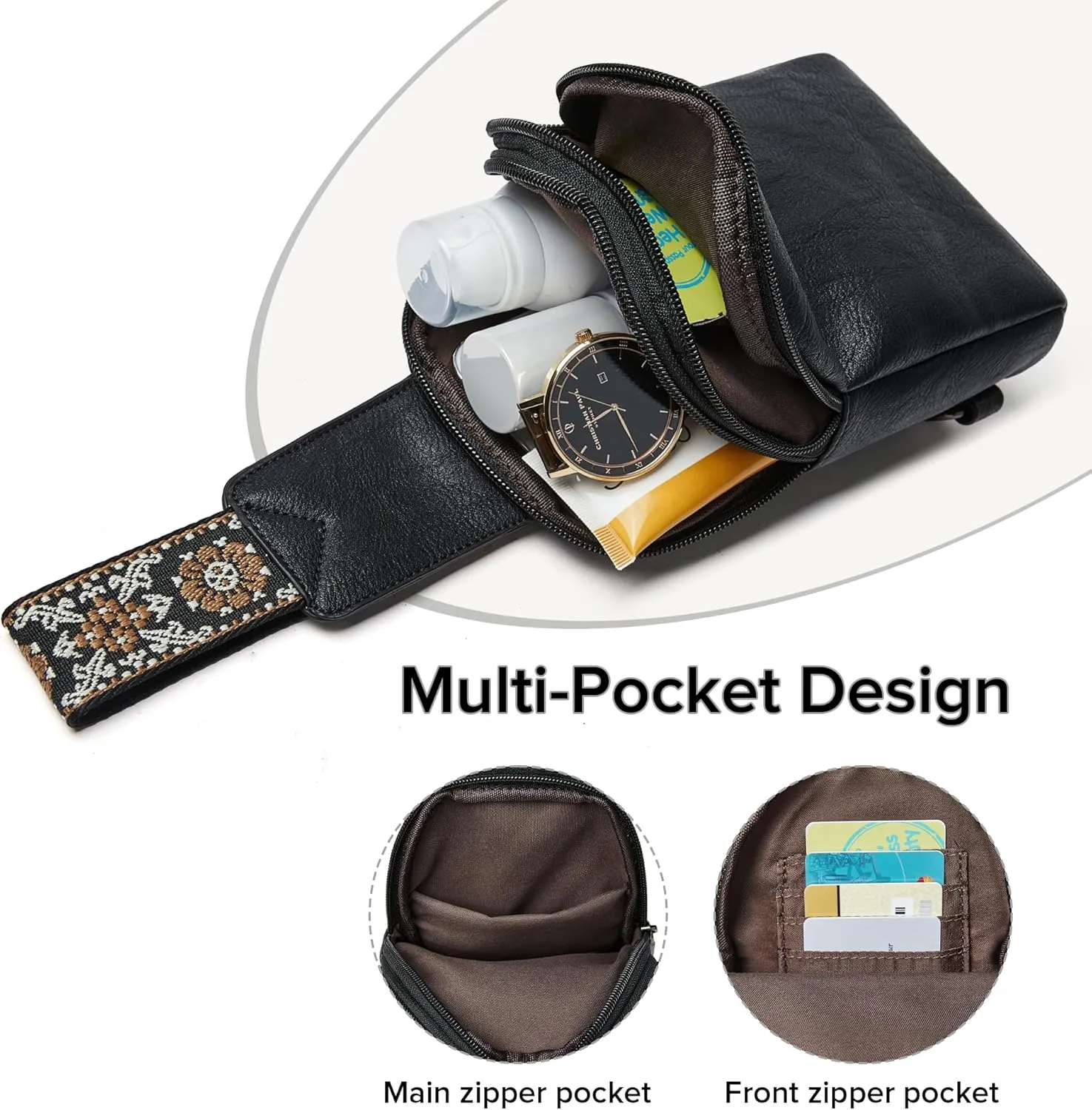 Sling Bag for Women - Crossbody & Fanny Pack for Shopping Travel