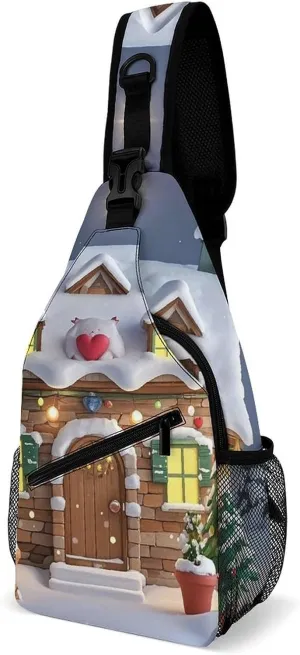 Sling Bag for Women Men Chest Bag Small Home Crossbody Bag Small Sling Backpack Daypack Fanny Packs