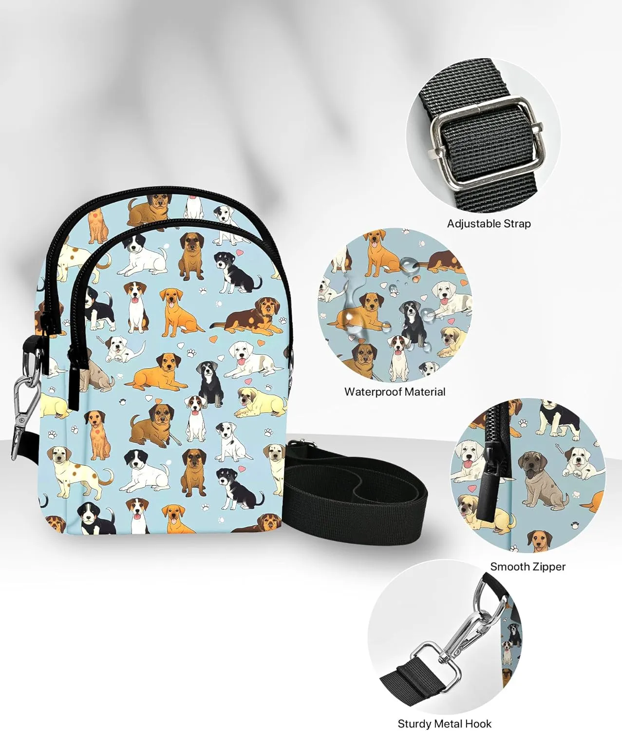 Small Crossbody Bags for Women Casual Cell Phone Purse Lightweight Crossbody Purses Fashion with Adjustable Strap