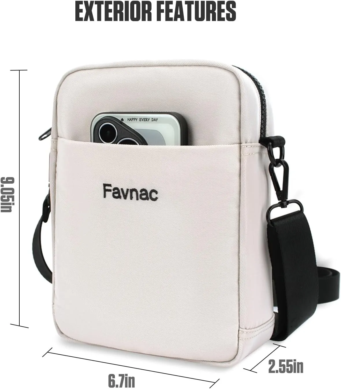 Small Crossbody Bags for Women, Fanny Packs for Women with Card Slot, Adjustable Shoulder Strap for Work and Shopping