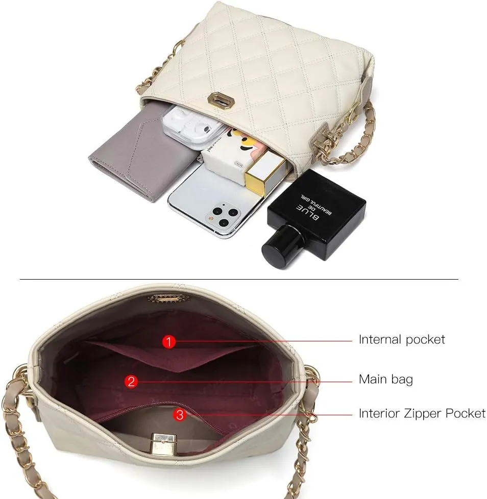 Small Crossbody Bags for Women Purses Fashion Leather Lightweight Handbags Shoulder Bag