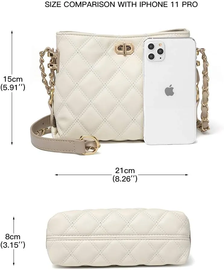 Small Crossbody Bags for Women Purses Fashion Leather Lightweight Handbags Shoulder Bag