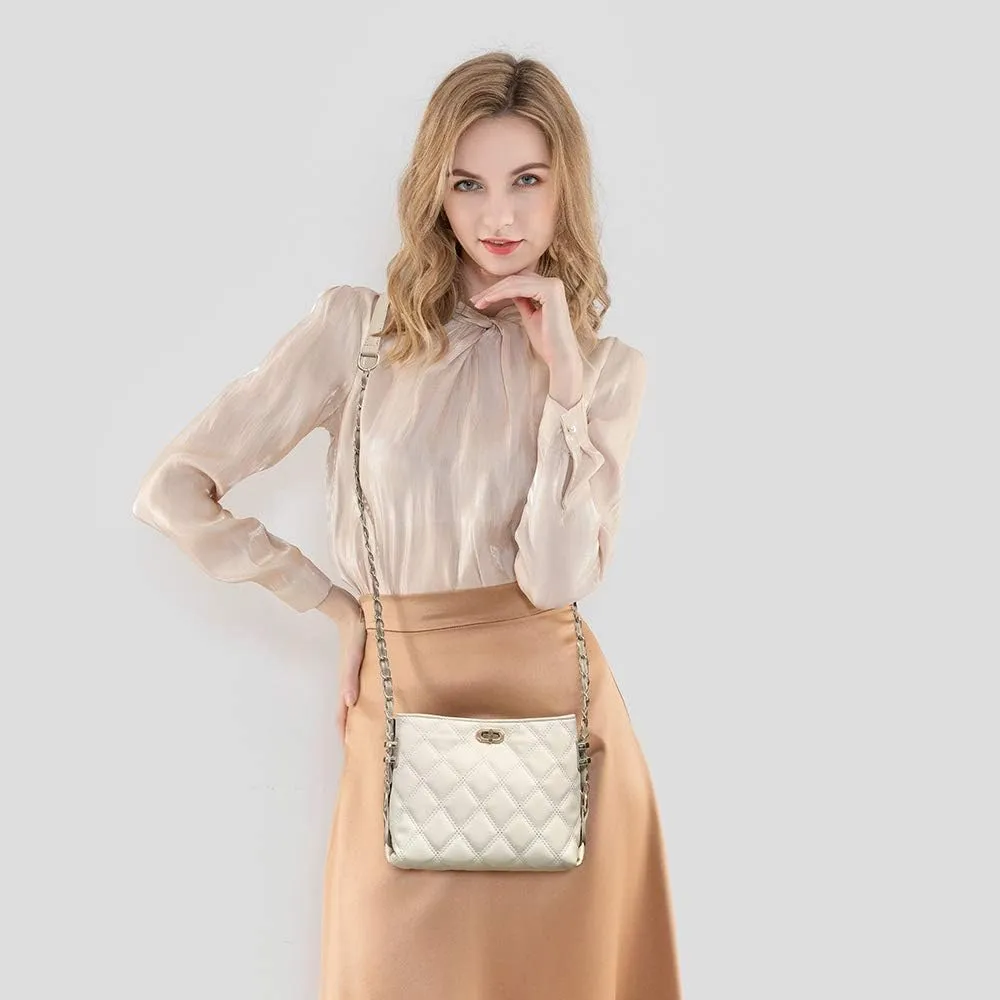 Small Crossbody Bags for Women Purses Fashion Leather Lightweight Handbags Shoulder Bag