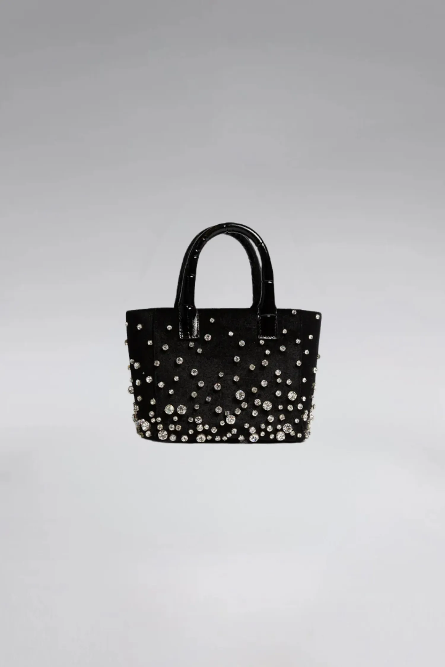 Small Diamond Velvet Pop Tote
