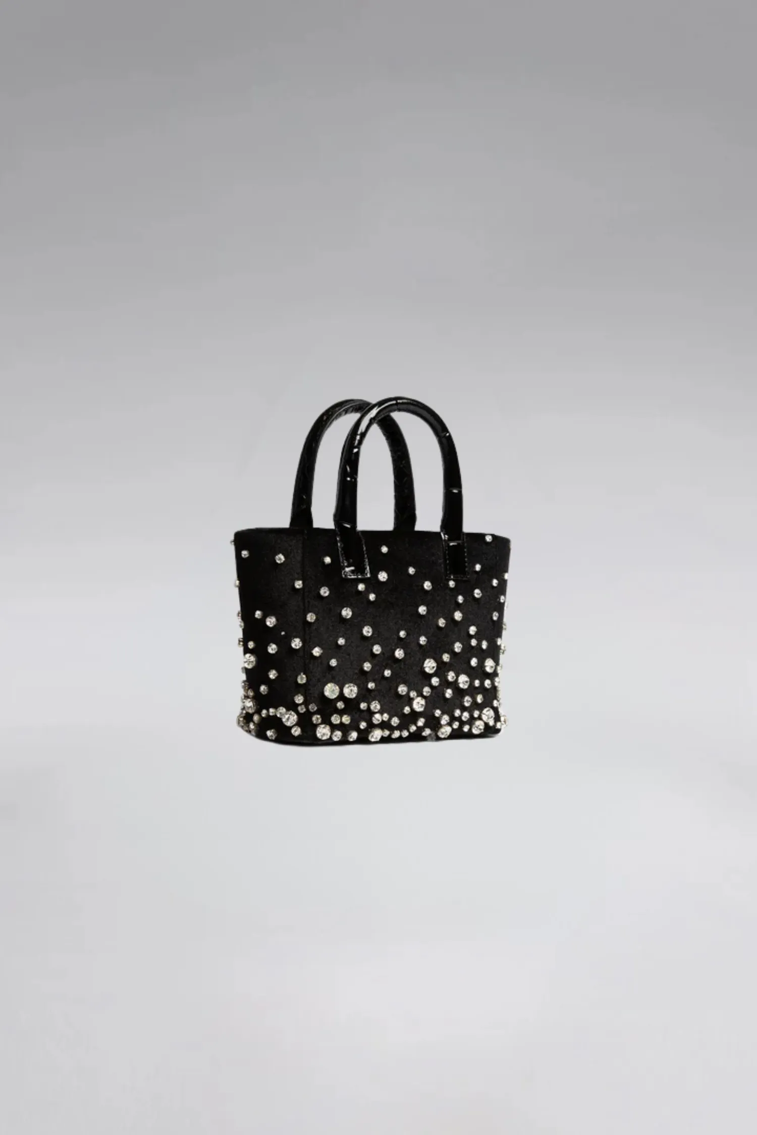 Small Diamond Velvet Pop Tote