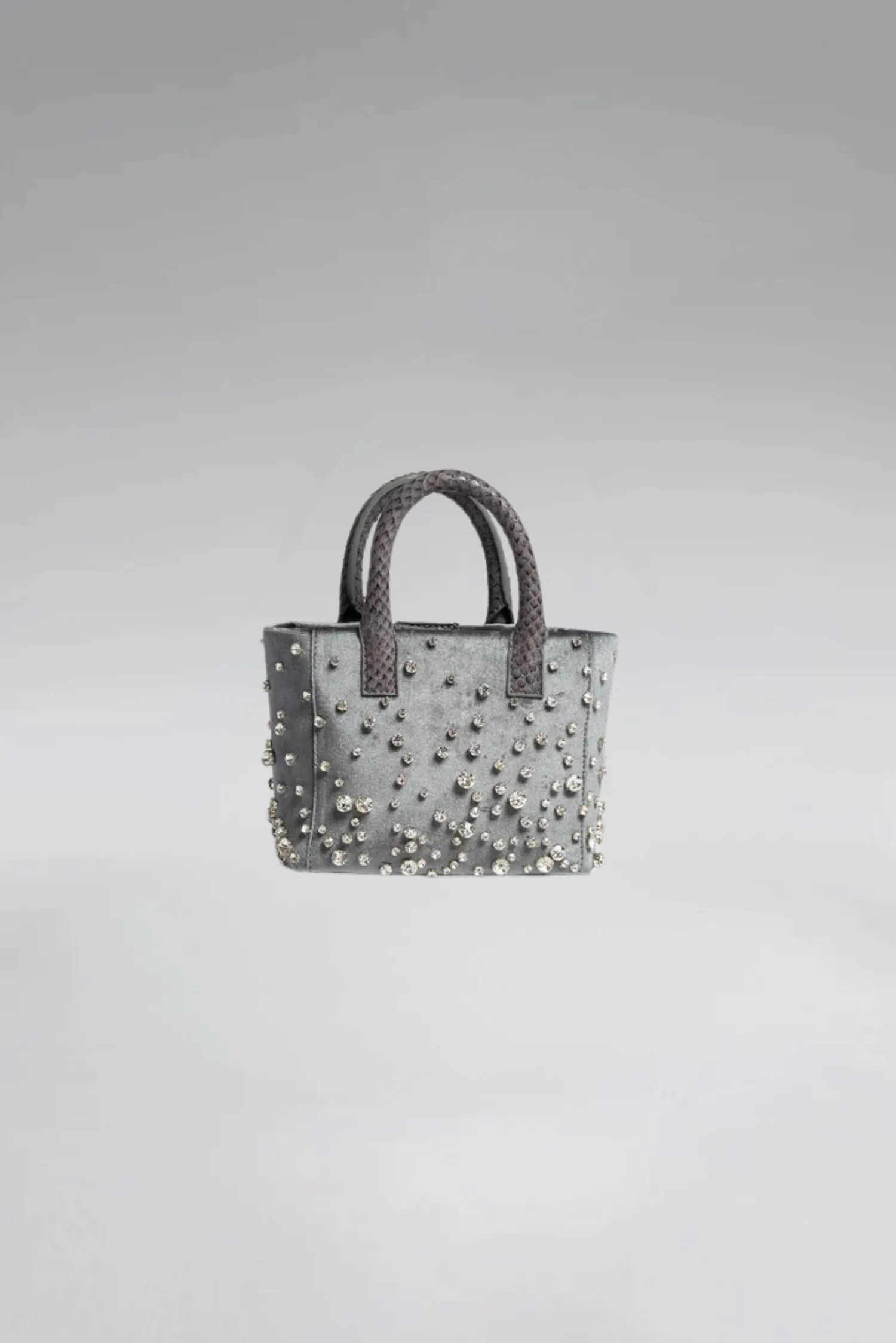 Small Diamond Velvet Pop Tote