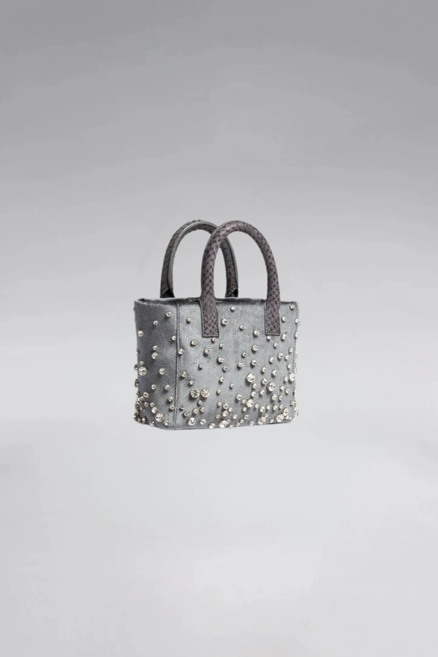 Small Diamond Velvet Pop Tote