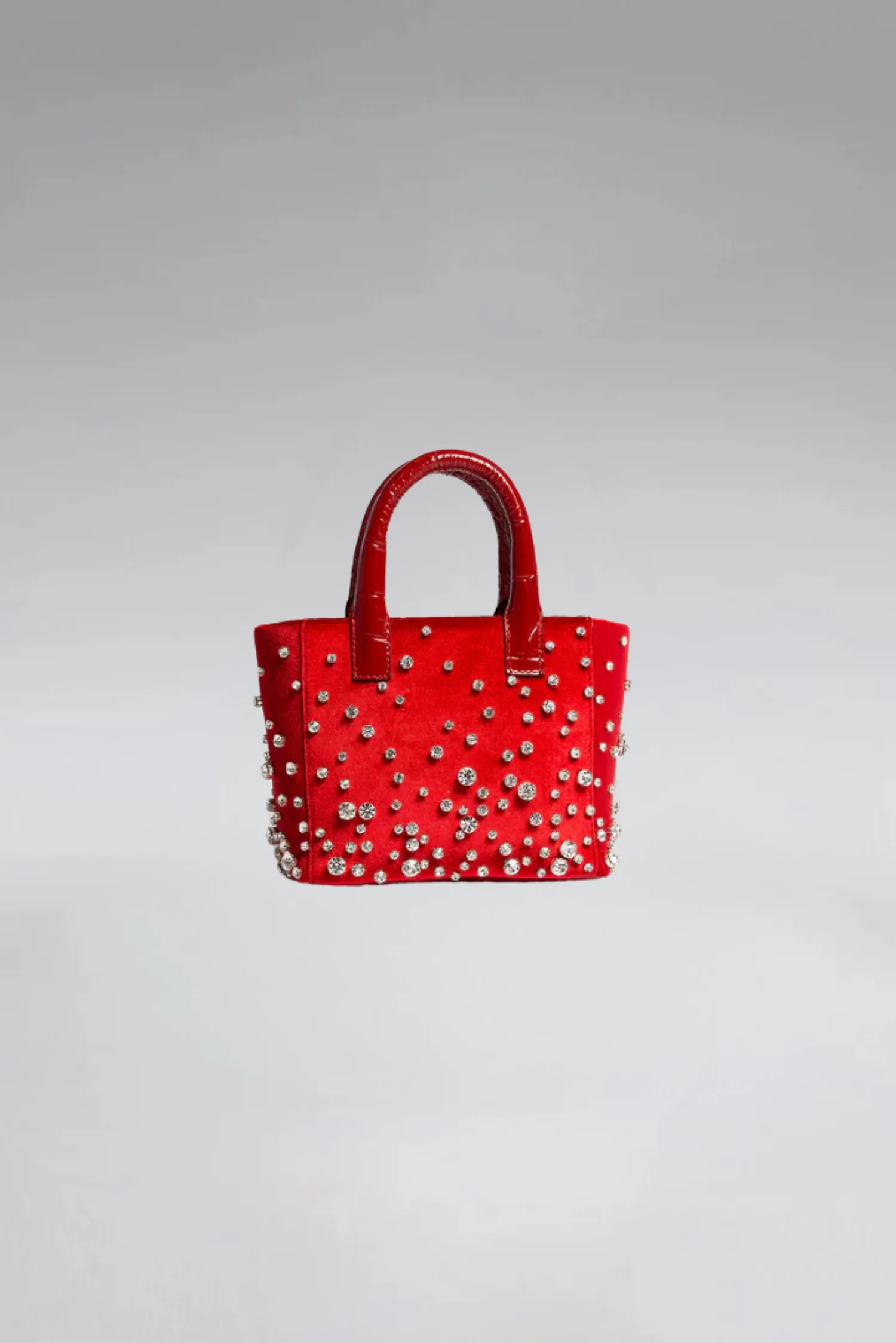 Small Diamond Velvet Pop Tote