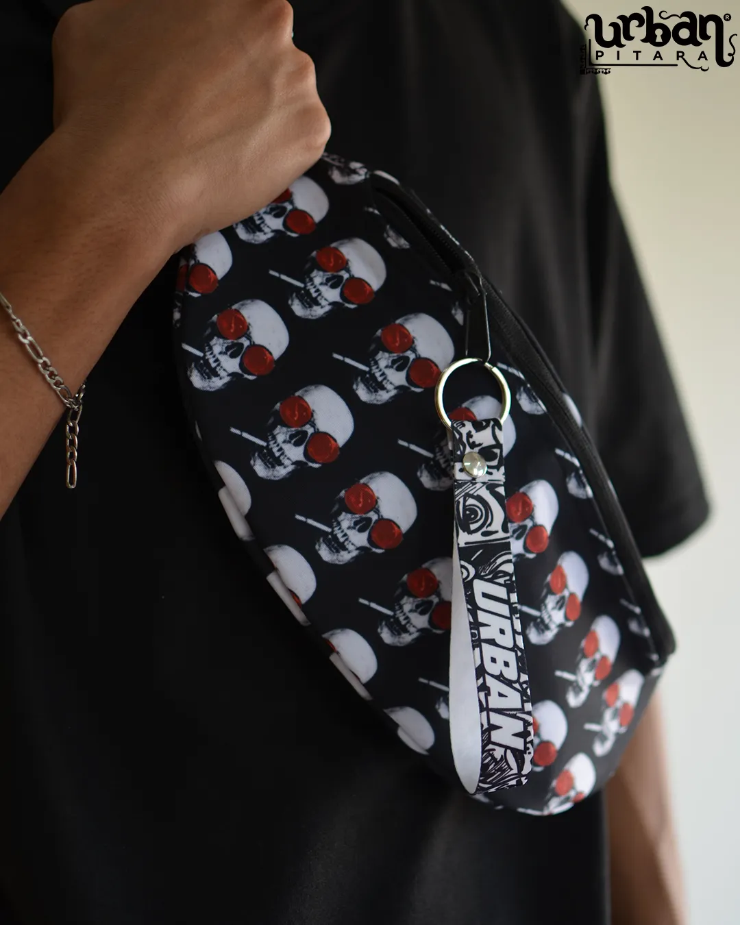Smoking Skulls Fanny Pack