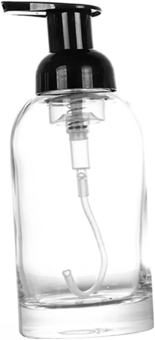 Soap Pump Dispenser Refillable Empty Shampoo Bottle for Bathroom Travel Home Use Transparent Design for Liquids Lotions Compact Leak Resistant