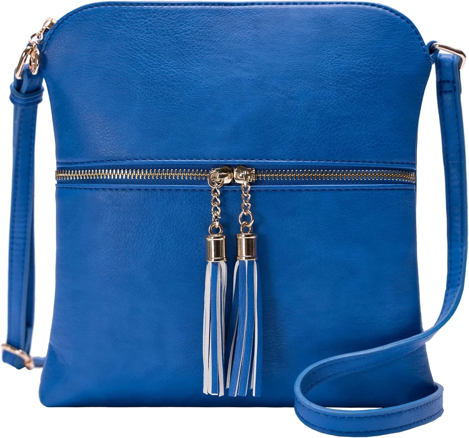 Solene Womens Lightweight Medium Crossbody Purse with Tassel, Perfect Size Crossbody Bags for Daily Use, travel
