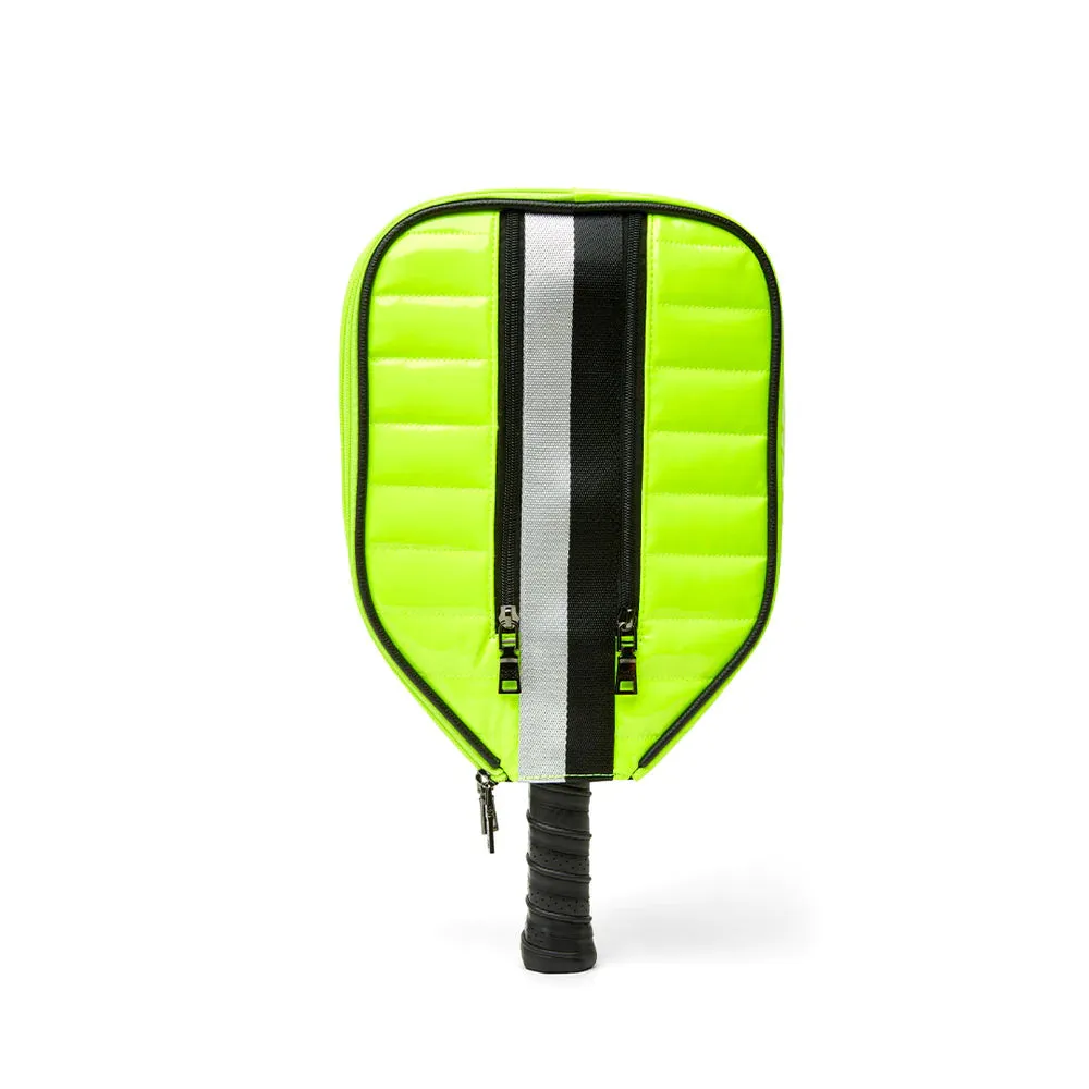 SPORTY PICKLEBALL CROSSBODY - Neon Yellow Patent