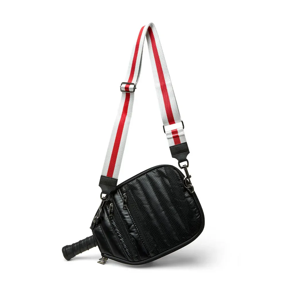 SPORTY PICKLEBALL CROSSBODY - Pearl Black