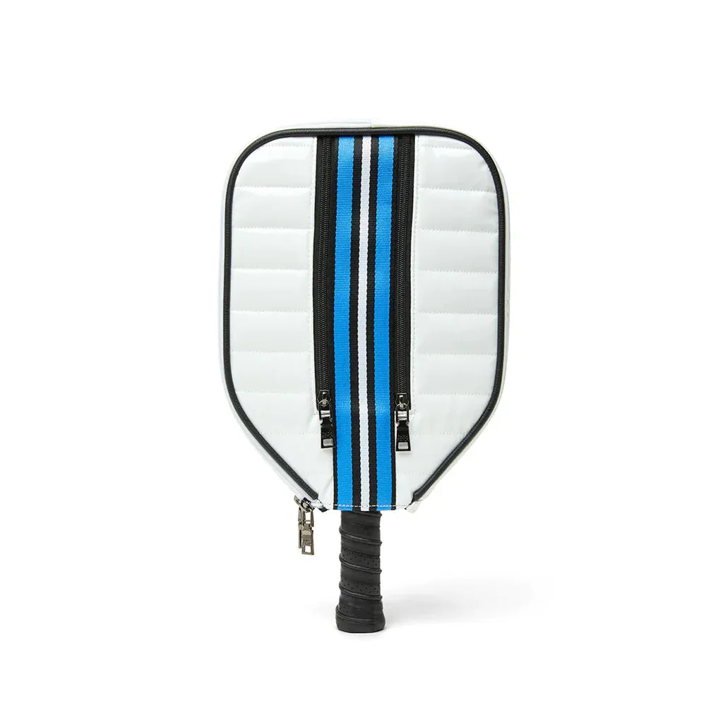 SPORTY PICKLEBALL CROSSBODY - White Patent