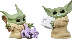 STAR WARS The Bounty Collection Series 3 The Child Figures 2.25-Inch-Scale Tentacle Soup Surprise, Blue Milk Mustache Posed Toys, 4 and Up