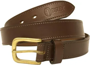 Stitched Leather Belt X-Large Brown