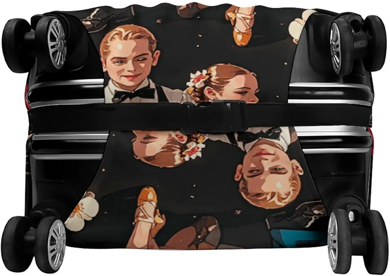 Suitcase Covers for Luggage Ballroom Dance Small Pattern Fashion Luggage Cover Washable Protector Waterproof Suitcase Cover Anti-scratch Travel Suitcases Covers Case for 19-32 Inch Luggages S