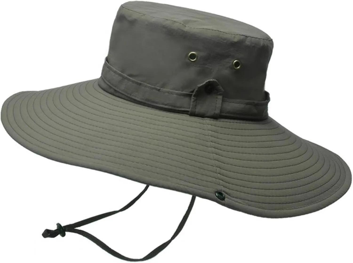 Sun Hat for Men Women UPF 50  Wide Brim Bucket Hat for All-Day Comfort - Ideal for Hiking, Rowing, Fishing & Beach Hats Military Green