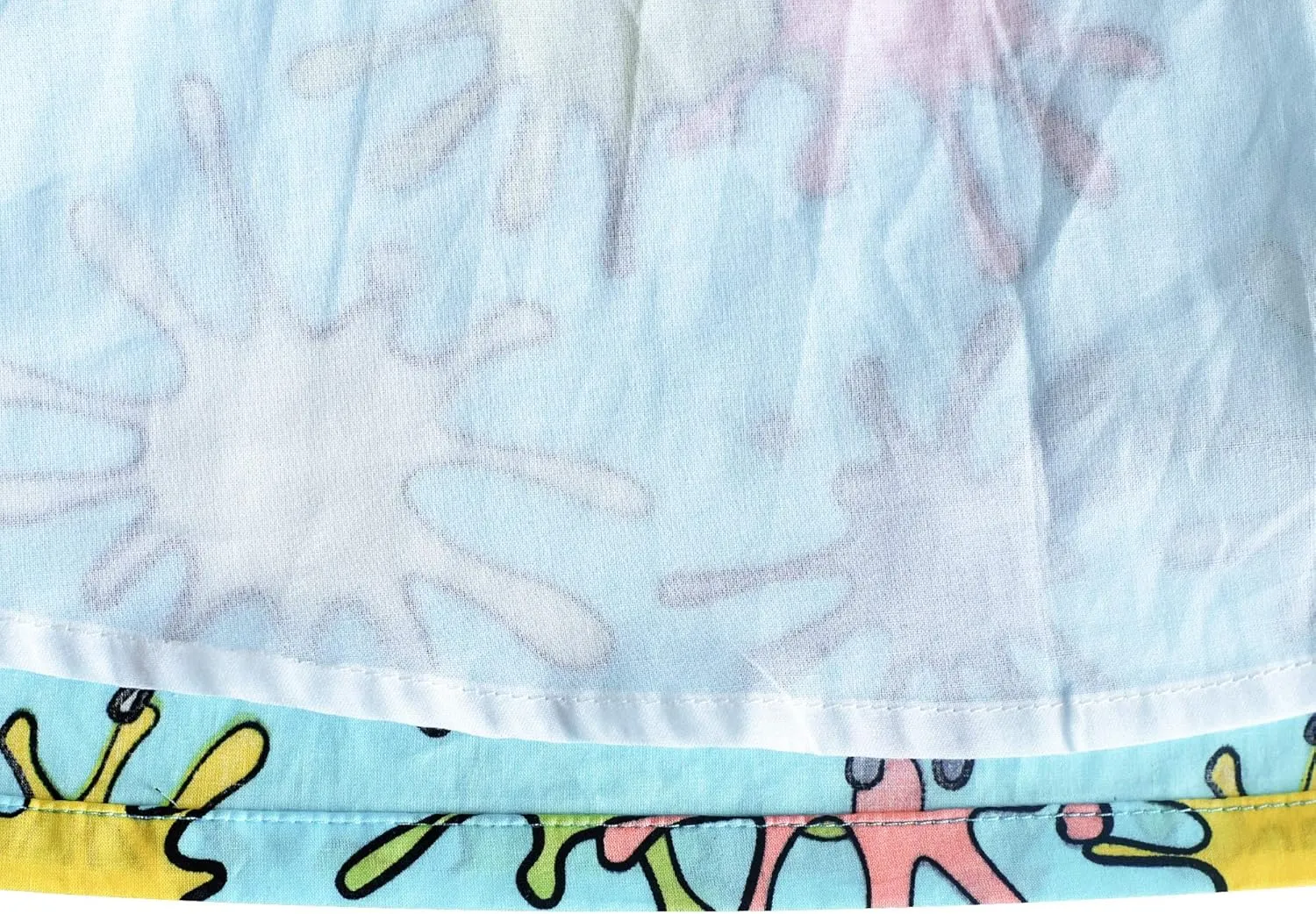 Sunny Fashion Girls Dress Blue Flower Print