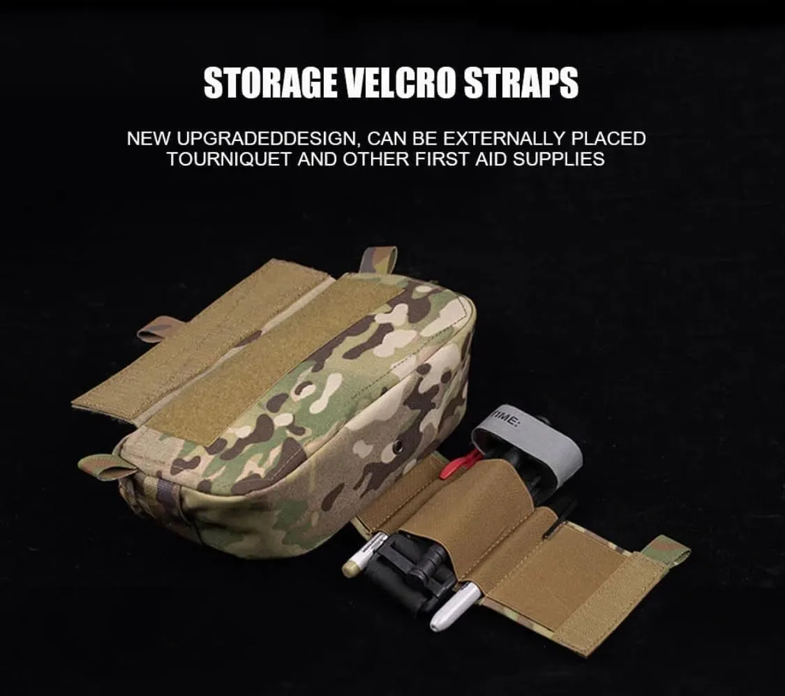 Tactical Vest Dangler Drop Pouch Extended Military Hunting T0urniquet Medical Tools Storage Bag Multifunctional Fanny Pocket