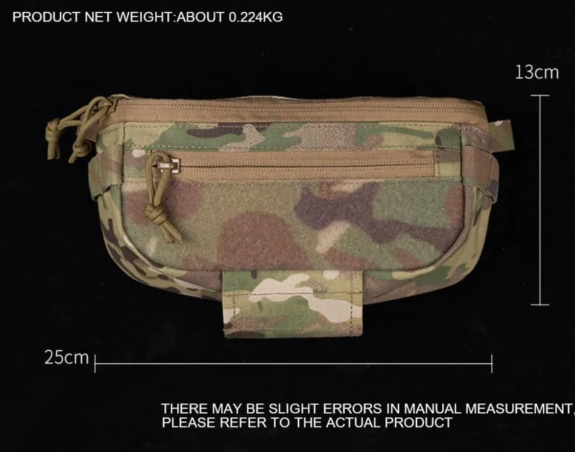 Tactical Vest Dangler Drop Pouch Extended Military Hunting T0urniquet Medical Tools Storage Bag Multifunctional Fanny Pocket