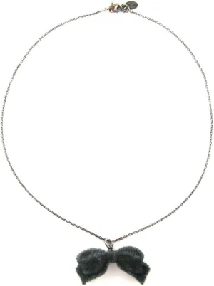 Tarina Tarantino Velvet Skull Winston Necklace