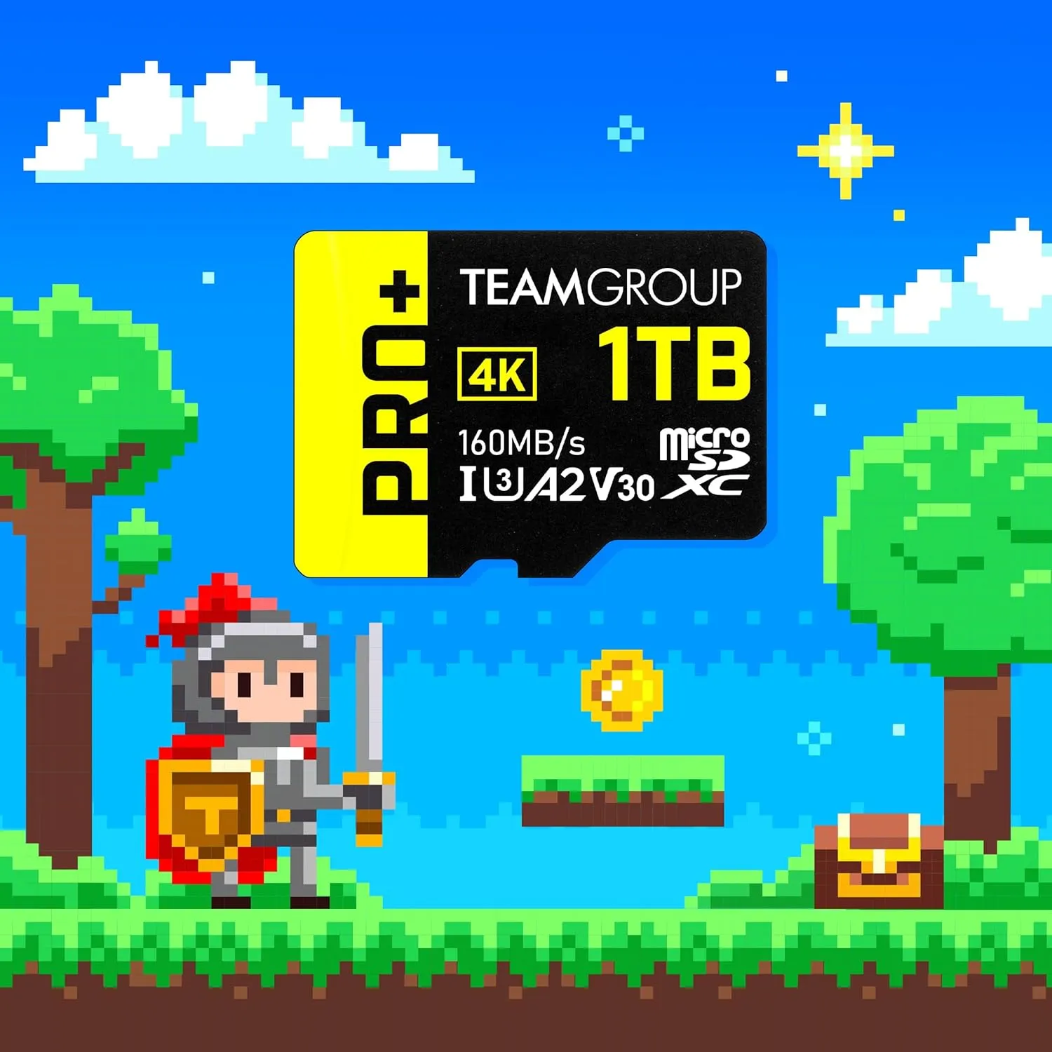 TEAMGROUP A2 Pro Plus Card 128GB x 2 Pack Micro SDXC UHS-I U3 A2 V30, R/W up to 160/110 MB/s for Nintendo-Switch, Gaming Devices, Tablets, Smartphones,4K Shooting, with Adapter TPPMSDX128GIA2V3064