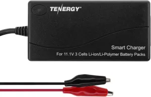 Tenergy Smart Charger for 11.1V (3S) Li-ion/LiPo Battery Pack, Output: 12.6V, 2A