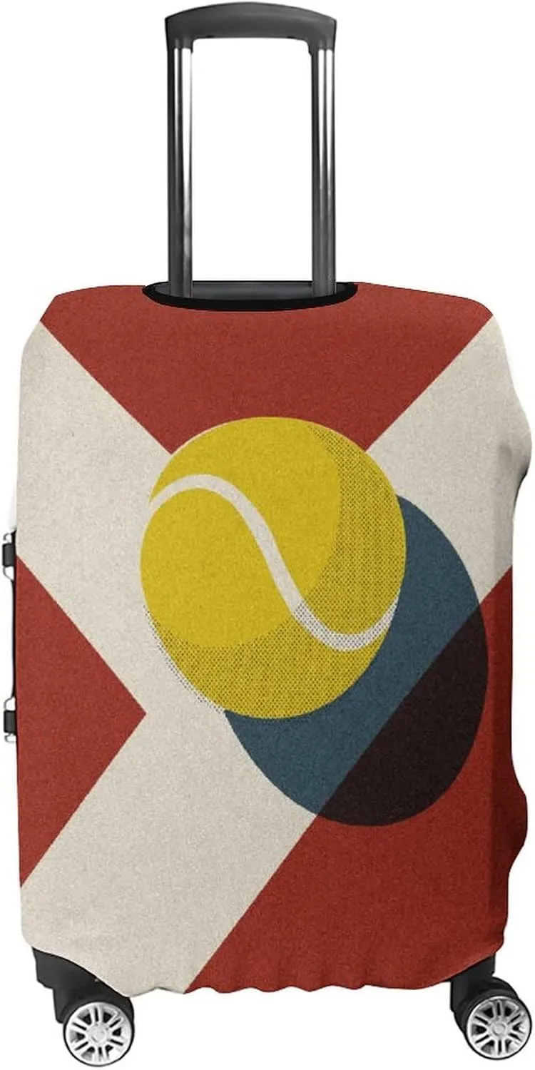 Tennis Clay Court Travel Suitcase Protector Luggage Cover Protective Washable Anti-scratch Baggage Cover