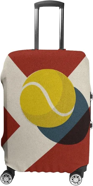 Tennis Clay Court Travel Suitcase Protector Luggage Cover Protective Washable Anti-scratch Baggage Cover