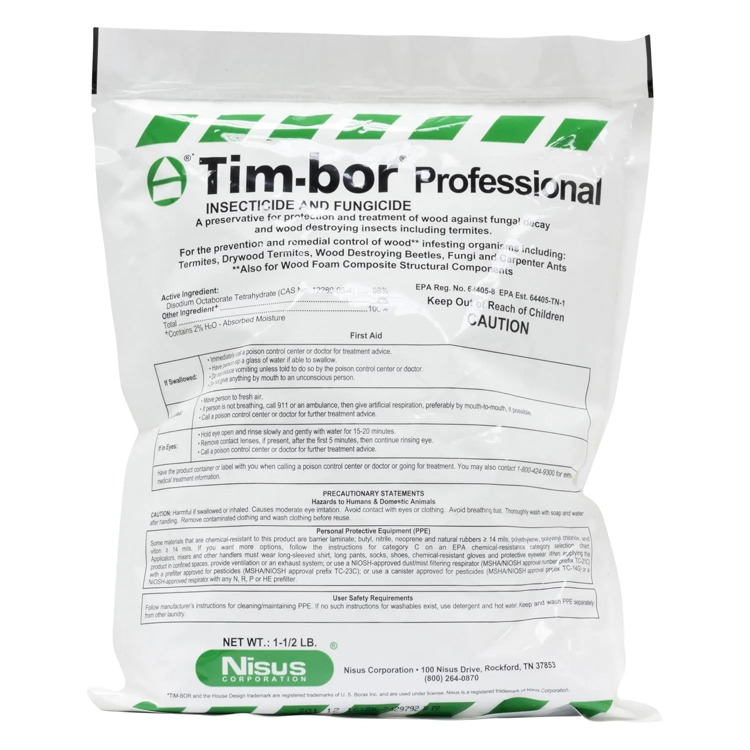 Tim-Bor Insecticide And Fungicide 1.5 lb Bags 752369