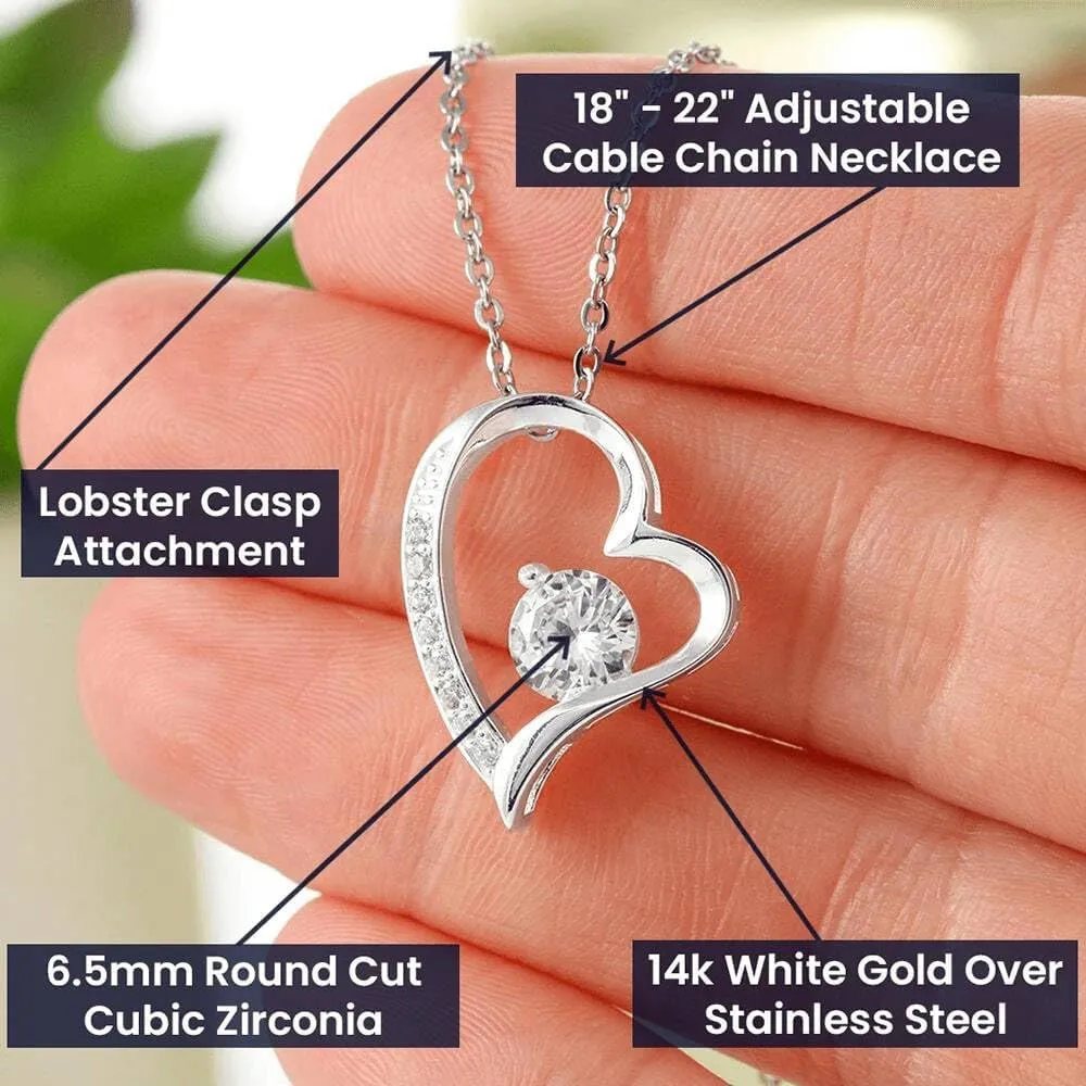 To My Wife Necklace From Husband With Heartfelt Message, To My Soulmate Necklace For Women, Necklace For Wife From Husband, Soulmate Gifts I am forever grateful that we found each other.