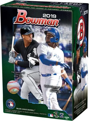Topps 2019 Bowman Baseball Blaster Box (6 Packs/12 Cards: 5 Inserts)