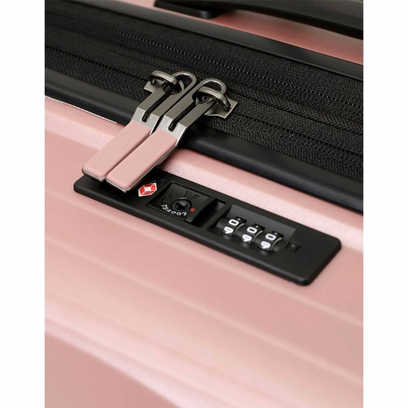 Tosca Eclipse 4 Wheel 77cm Large Suitcase Rose Gold
