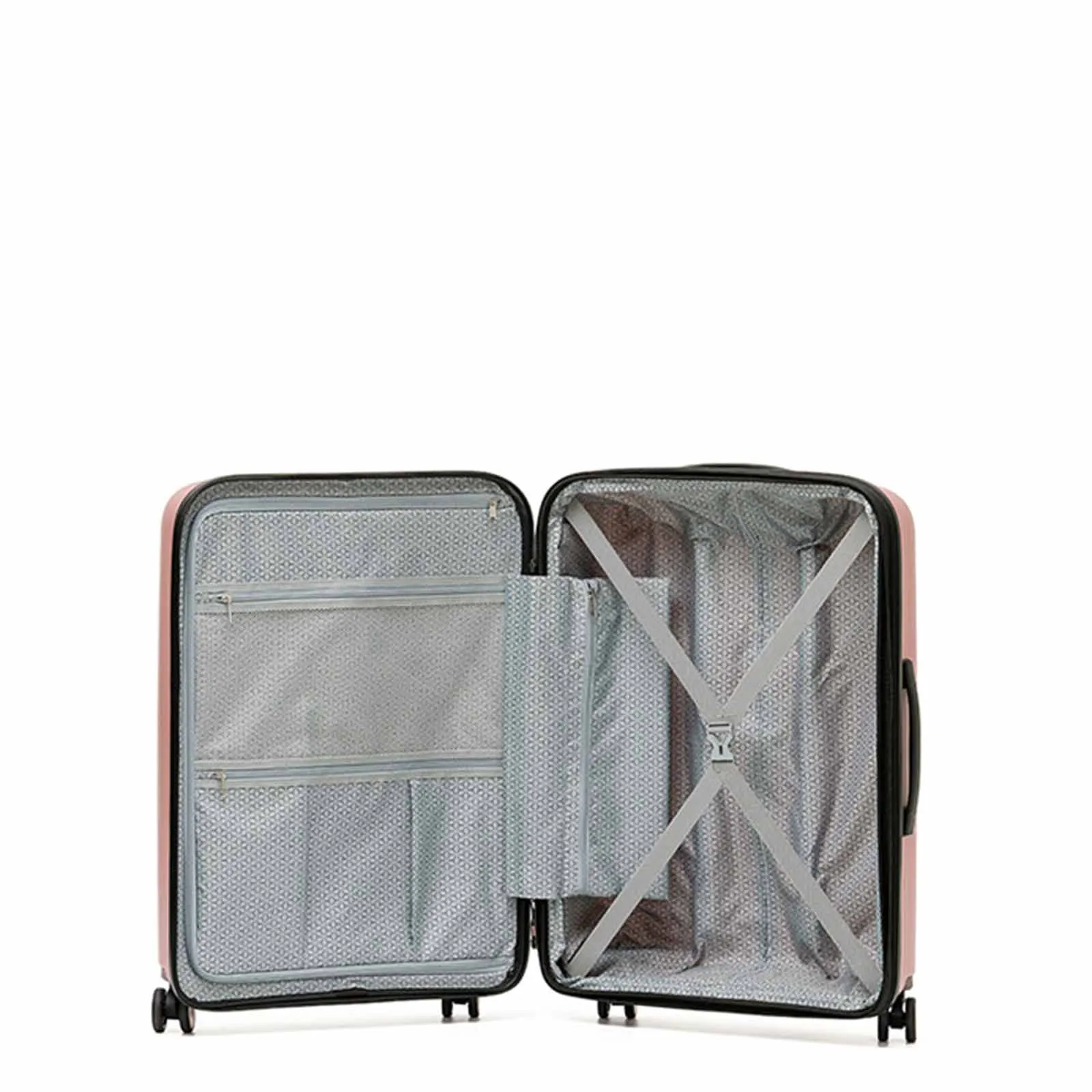 Tosca Eclipse 4 Wheel 77cm Large Suitcase Rose Gold