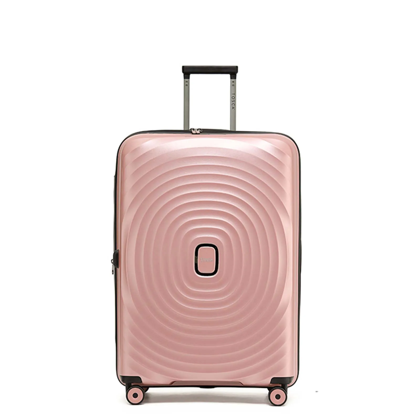 Tosca Eclipse 4 Wheel 77cm Large Suitcase Rose Gold