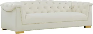 TOV Furniture Farah Cream Velvet Sofa