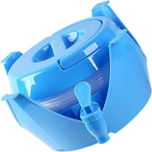 Toyvian Collapsible Water Bucket with Spigot Portable Water Container for Camping Hiking Travel and Outdoor Activities Durable Compact Design Easy Dispensing