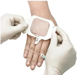 Transparent Film Dressing 50 Packs, Waterproof Adhesive Clear Bandages 4x4 inches