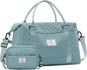 Travel Bag for Women, Overnight Duffel Weekender Bag with Toiletry Bag,Gym Bag with Wet Pocket,Personal Item Carry On Bag
