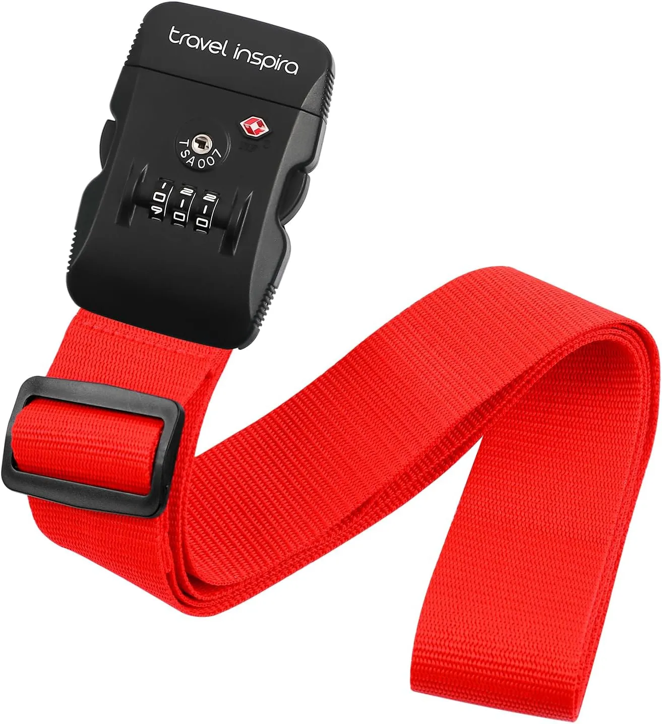 Travel Inspira Luggage Straps for Suitcases with TSA Lock, Protect Your Luggage Anti-Burst, High Visibility Color, Easy to Identify Luggage Adjustable Heavy Duty Belt for 20-32 Inch Suitcases