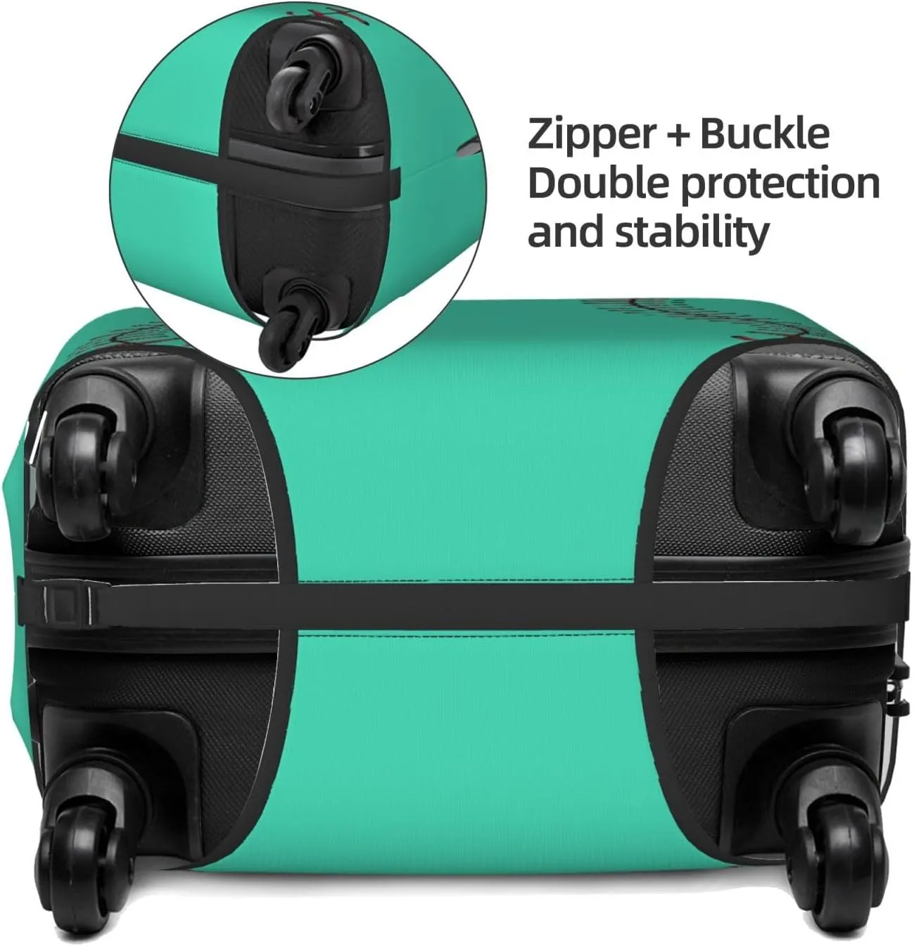 Travel Luggage Cover Suitcase Elastic Washable Baseball Laces Sport Blue Suitcase Protector Bag,Spandex With Zipper Closure Baggage Covers,Medium