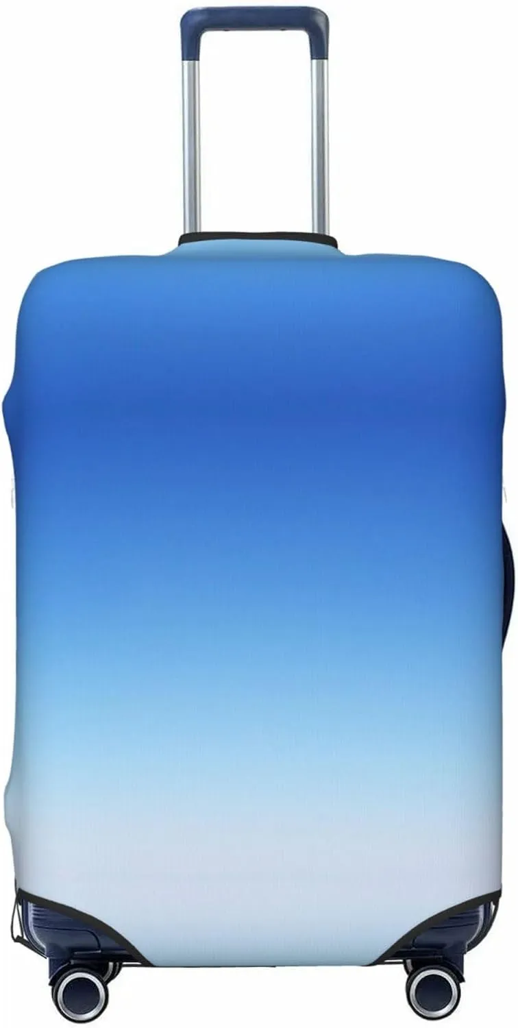 Travel Luggage Cover Suitcase Elastic Washable Stretch Blue Sky Suitcase Protector Bag,Anti-Scratch Dust-Proof Double-Sided Baggage Covers For Wheeled Suitcase Kid Adult
