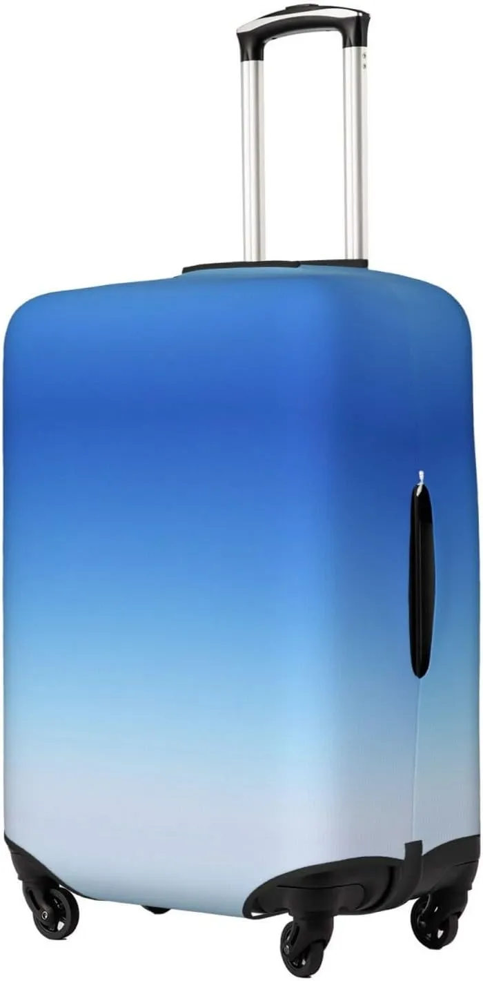 Travel Luggage Cover Suitcase Elastic Washable Stretch Blue Sky Suitcase Protector Bag,Anti-Scratch Dust-Proof Double-Sided Baggage Covers For Wheeled Suitcase Kid Adult