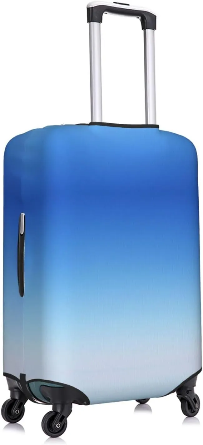 Travel Luggage Cover Suitcase Elastic Washable Stretch Blue Sky Suitcase Protector Bag,Anti-Scratch Dust-Proof Double-Sided Baggage Covers For Wheeled Suitcase Kid Adult